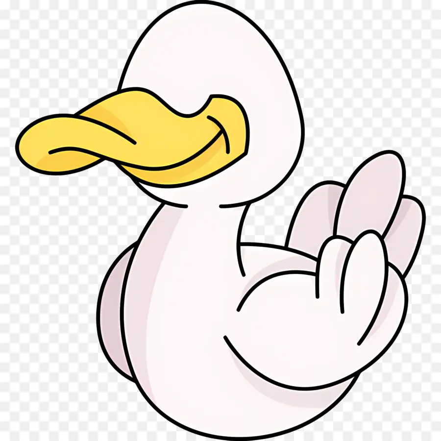 Pato，Pato De Desenho Animado PNG