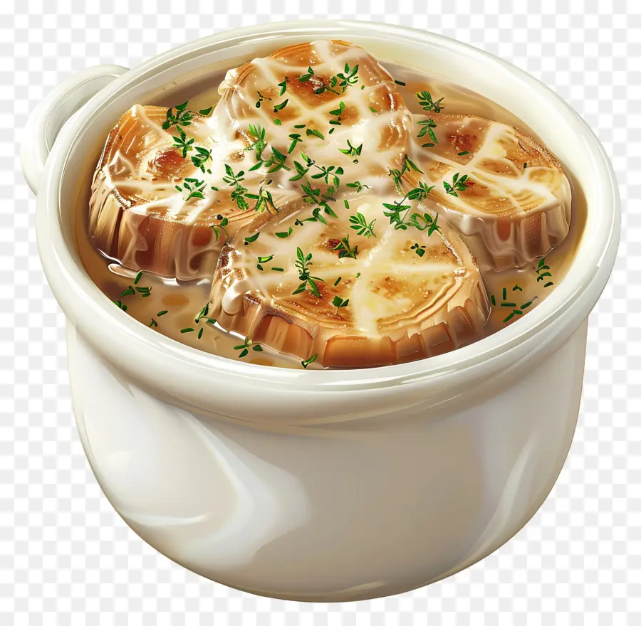 Sopa De Cebola Francesa，Sopa PNG