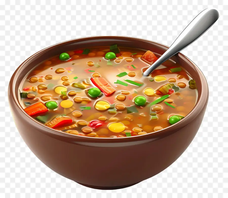 Sopa De Lentilha，Sopa De Legumes PNG