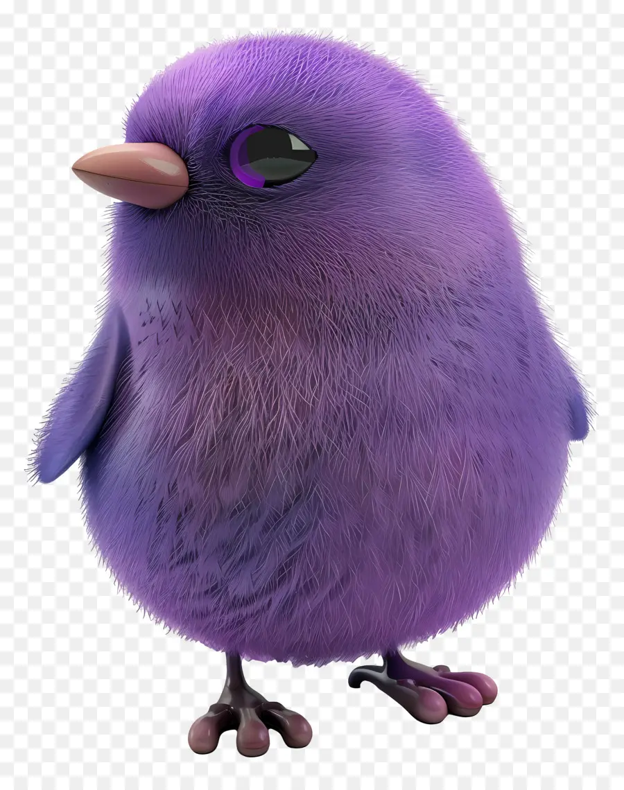 Pássaro Roxo，Bonitinho PNG