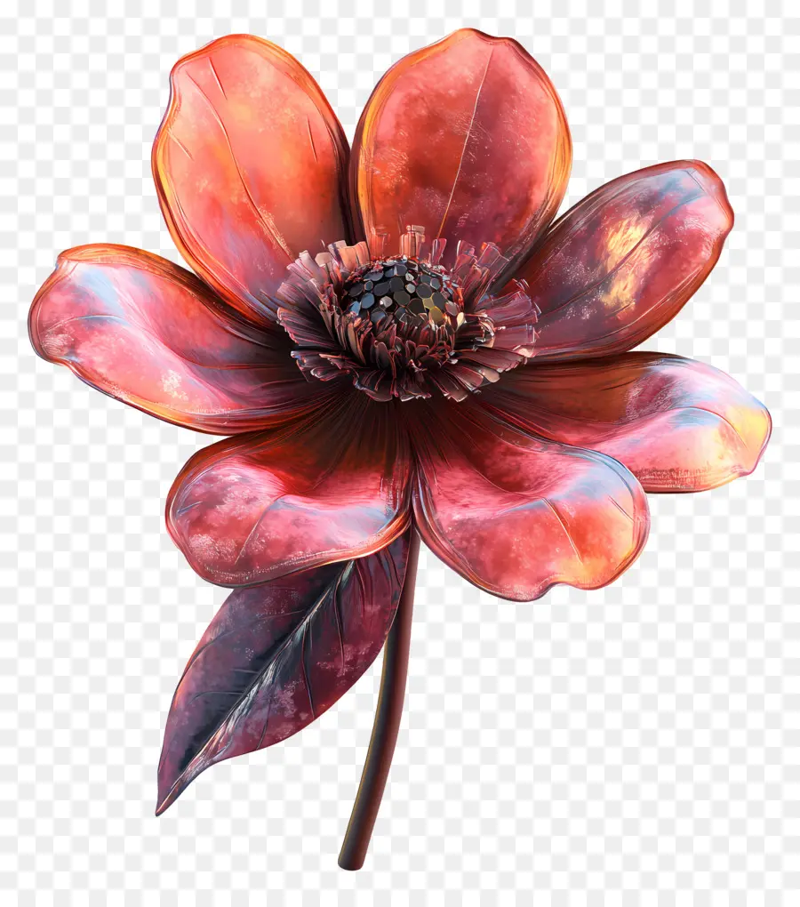 Bom Dia，Flor Vermelha PNG