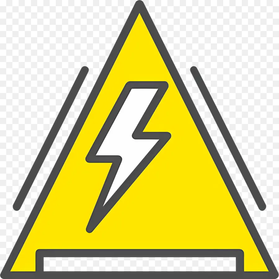 Aviso Elétrico，Sinal De Alerta Elétrico PNG