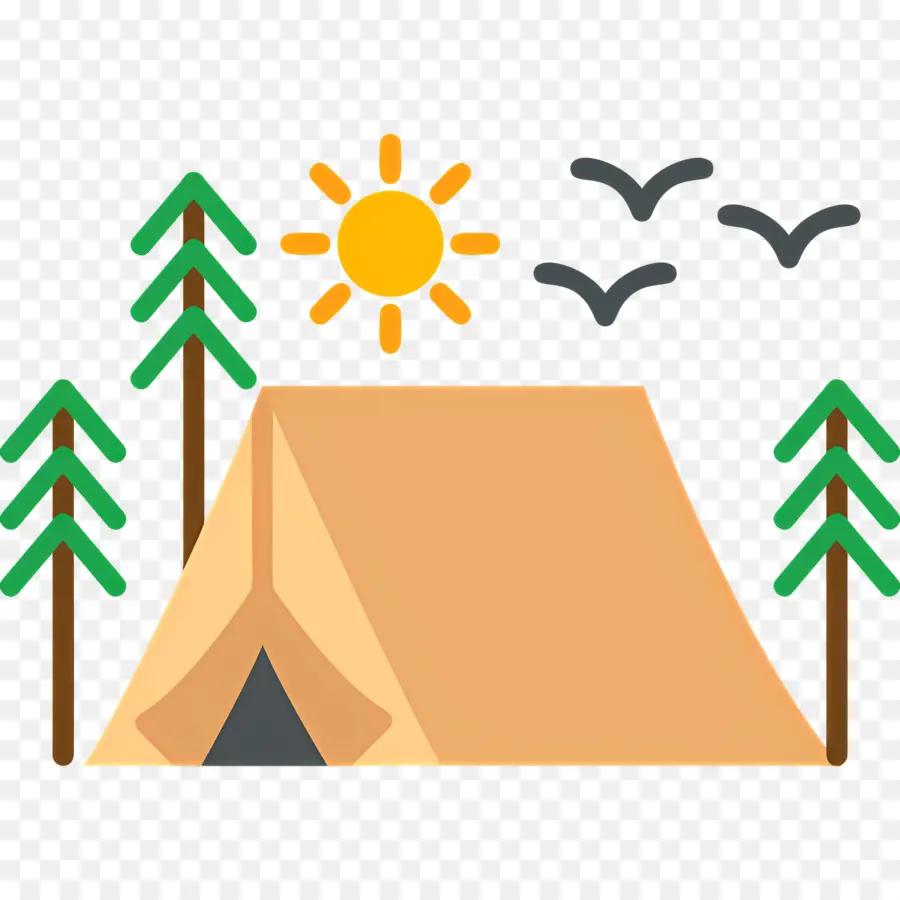 Barraca De Acampamento，Floresta PNG