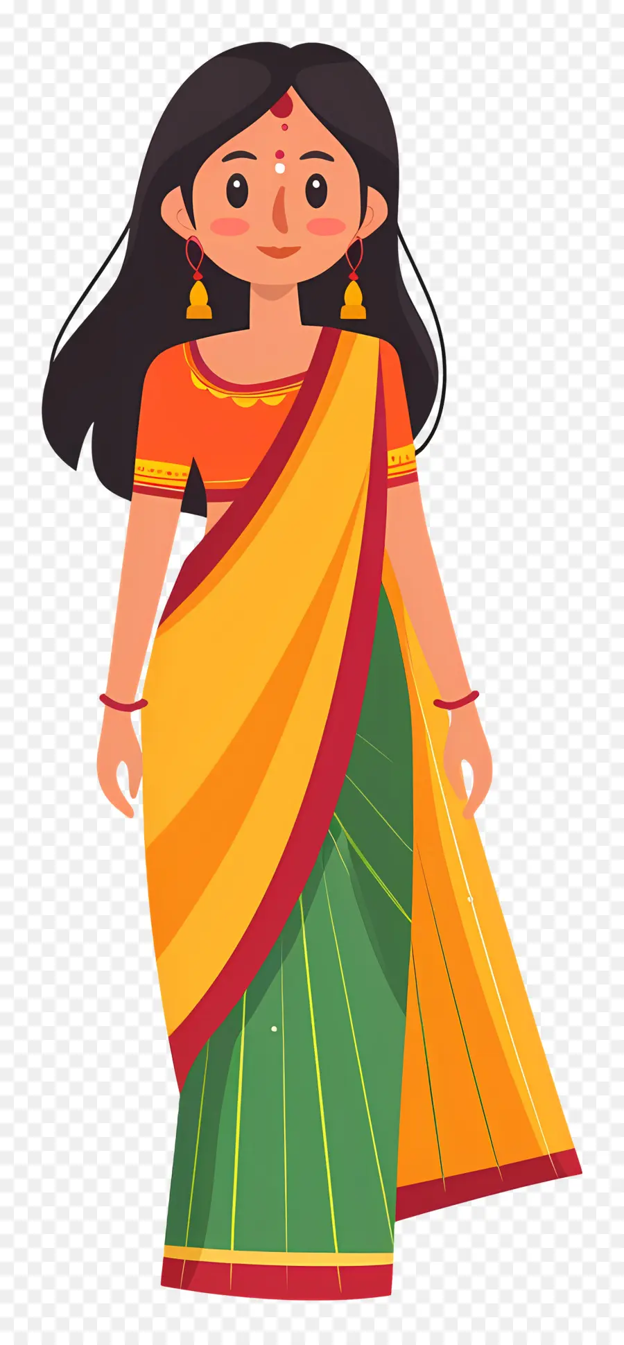 Garota De Saree，Mulher Em Saree PNG