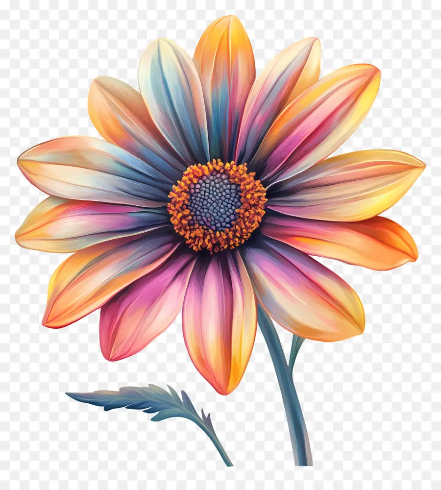 Bom Dia，Flor Colorida PNG