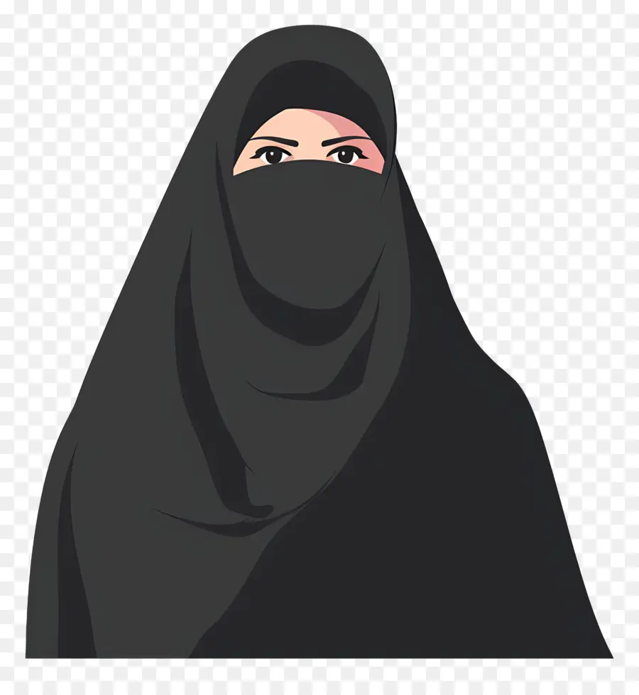 Mulher Em Niqab，Mulher Em Hijab PNG