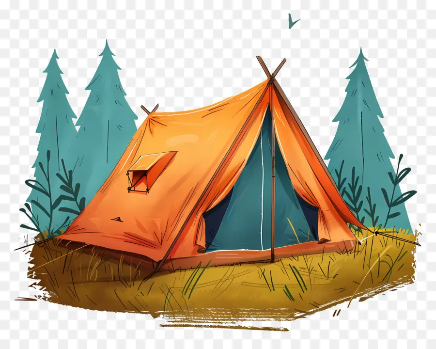 Barraca De Acampamento，Barraca PNG