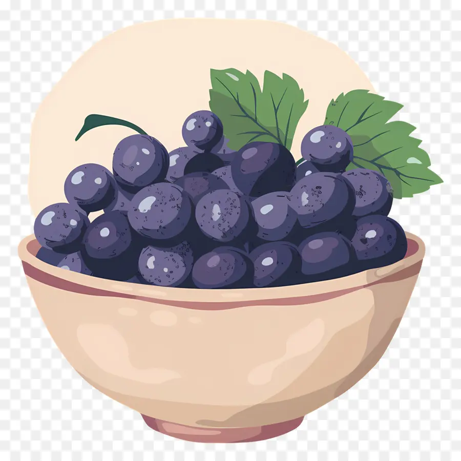 Tigela De Uvas，Uvas PNG