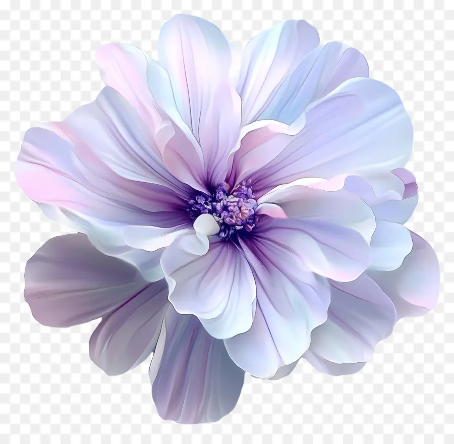 Bom Dia，Flor Azul PNG