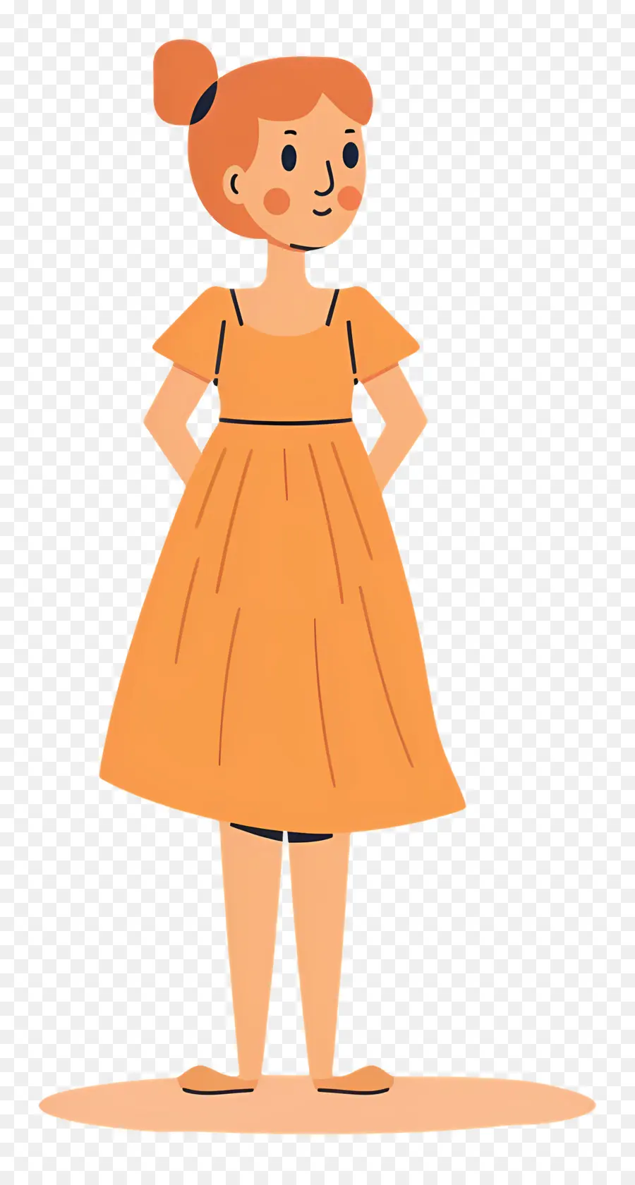 Garota De Vestido，Garota PNG