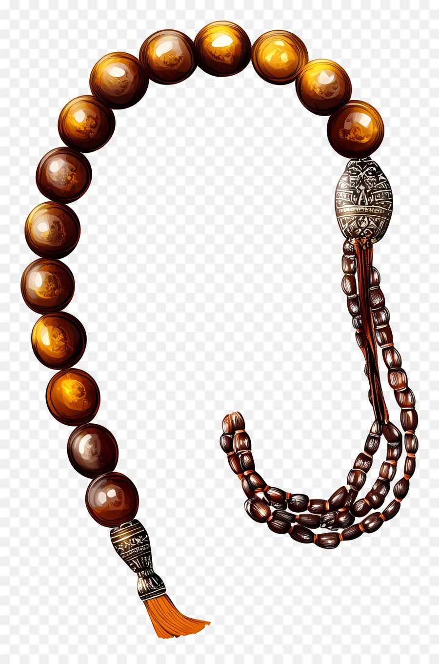 Tasbih，Contas De Oração PNG