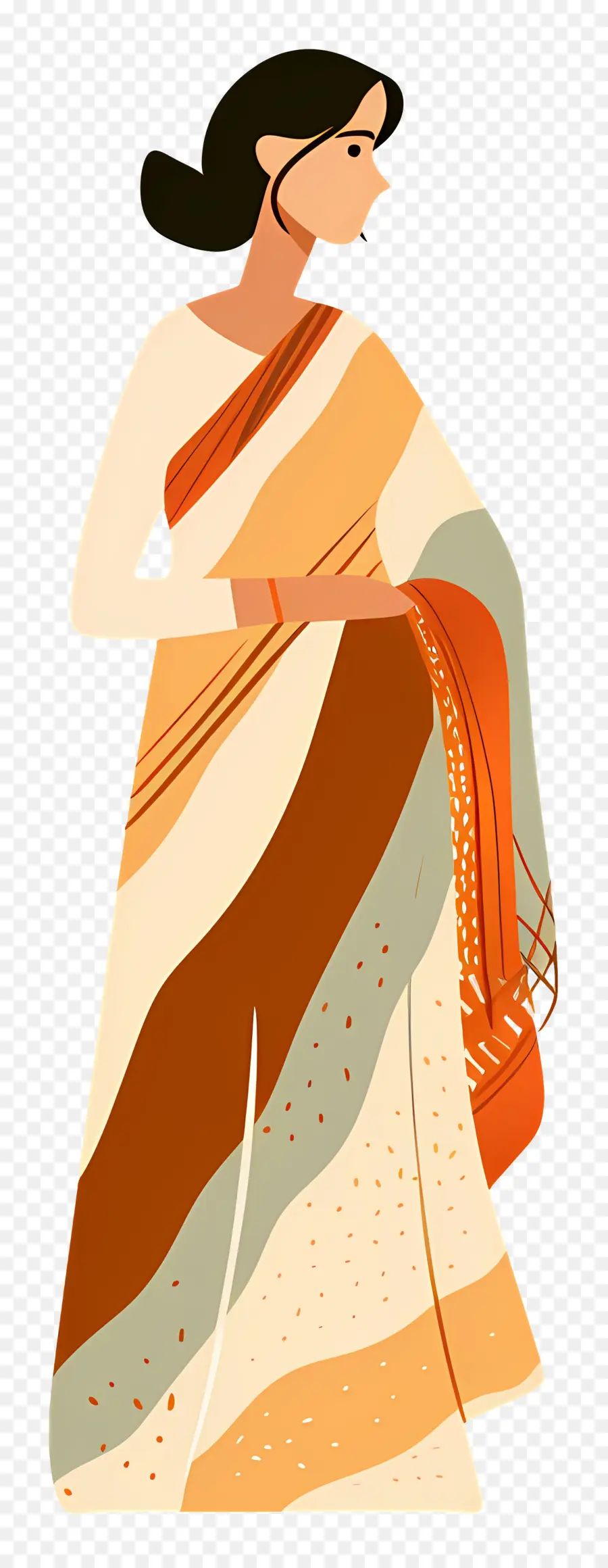 Mulher Em Sari，Mulher Em Saree PNG