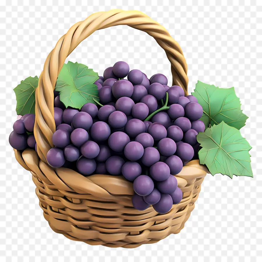 Uva，Cesta De Uvas PNG