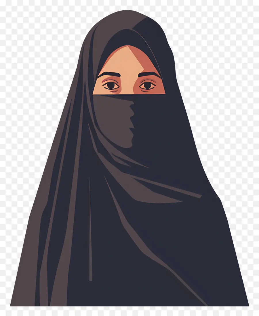 Mulher Em Niqab，Mulher Em Hijab PNG