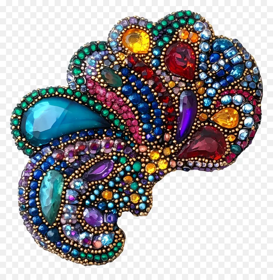 Broche，Broche Colorido PNG