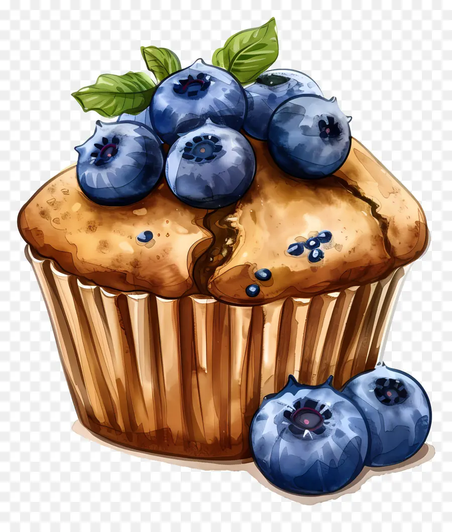 Muffin De Mirtilo，Mirtilo PNG