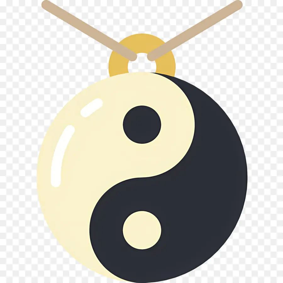 Yin Yang，Pingente PNG