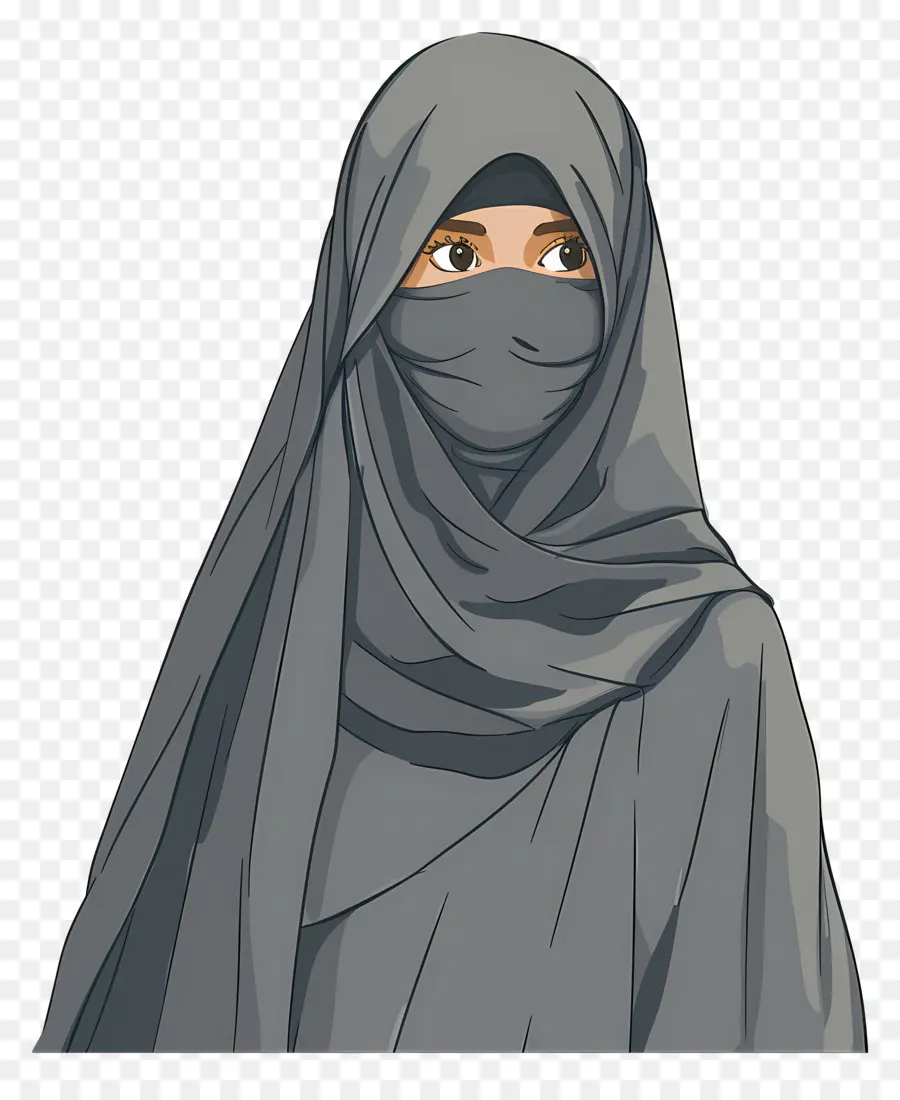 Mulher Em Niqab，Mulher Em Hijab PNG