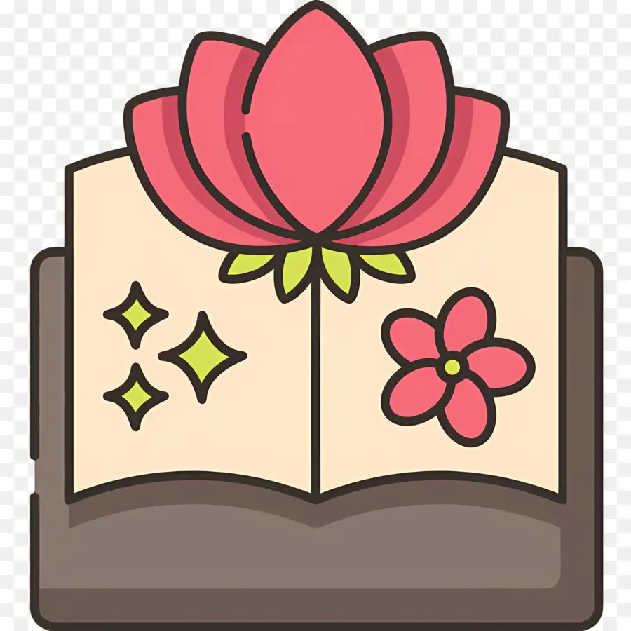 Livro Aberto，Livro De Flores PNG