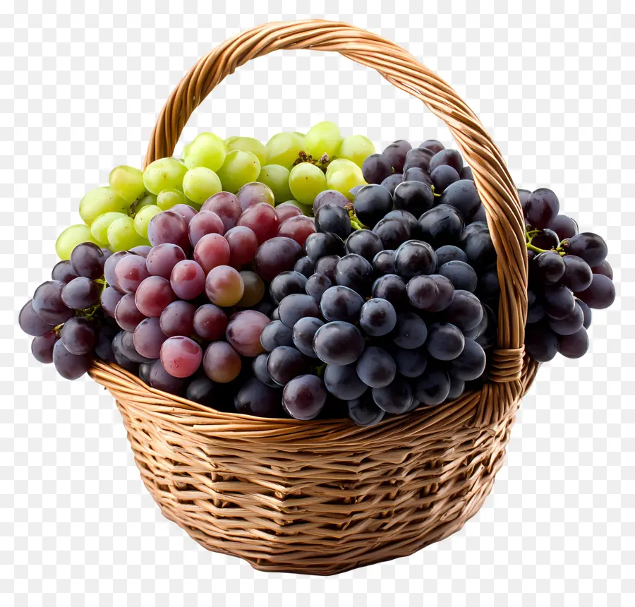 Uva，Cesta De Uvas PNG