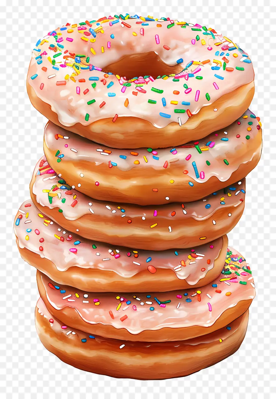 Pilha De Donuts，Donuts PNG