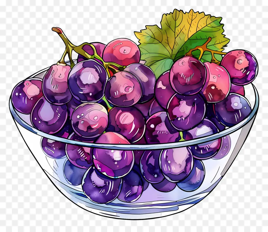 Tigela De Uvas，Uvas PNG