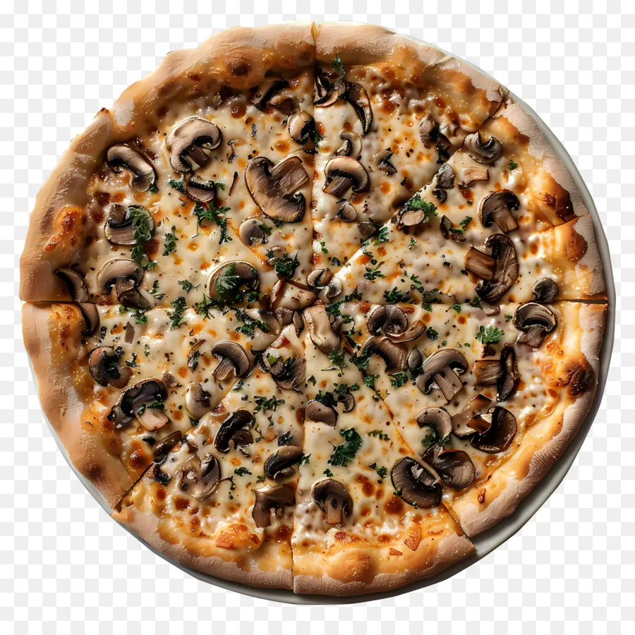 Pizza De Cogumelo，Pizza PNG