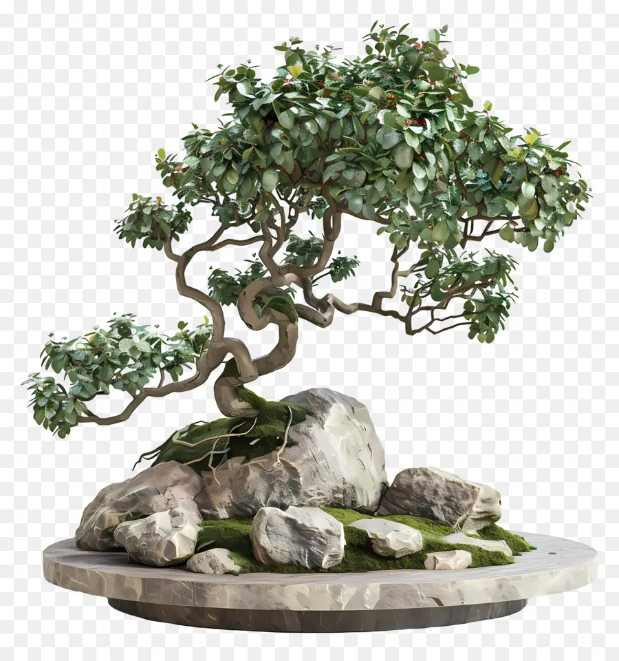 Árvore Bonsai，Miniatura PNG