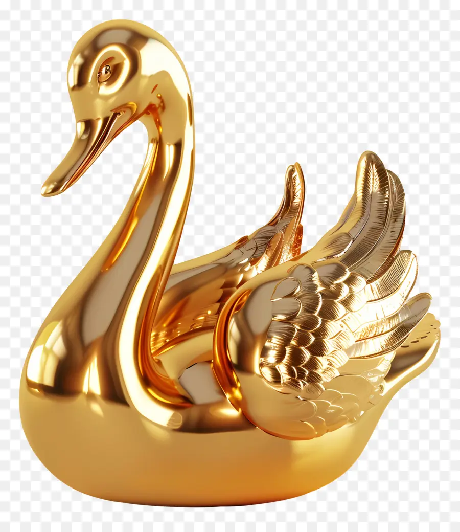 Cisne Dourado，Pássaro PNG