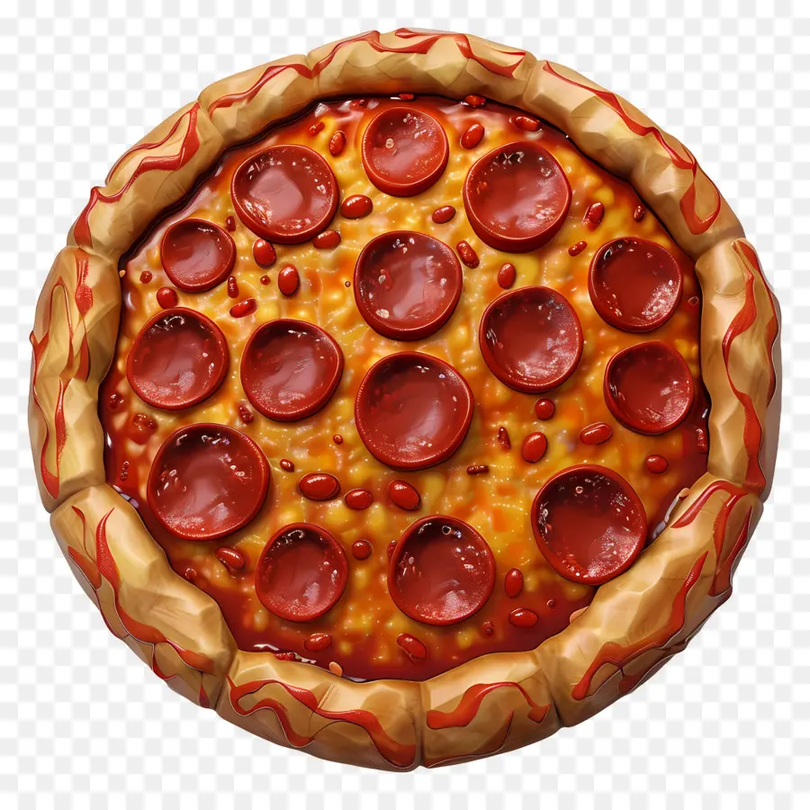 Pizza De Calabresa，Pizza PNG