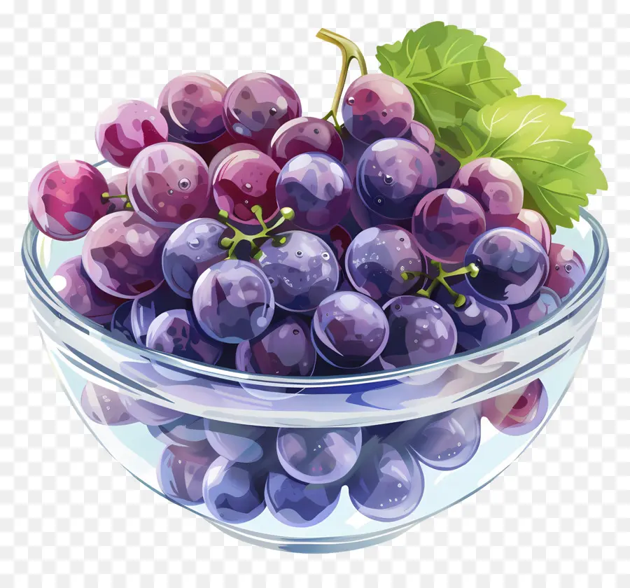 Tigela De Uvas，Uvas PNG