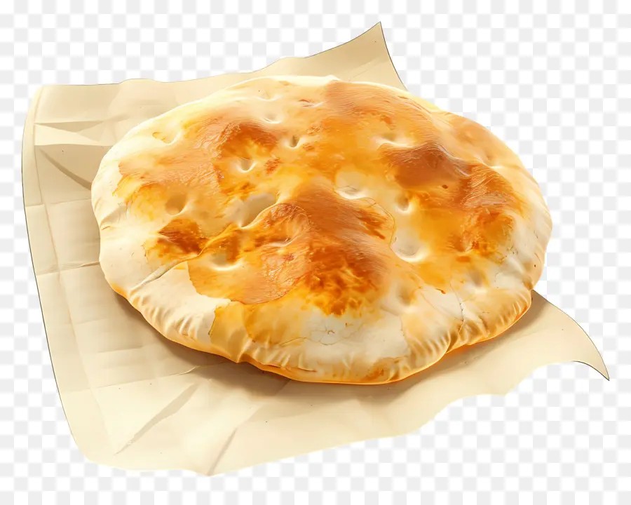 Pão Pita，Pão Achatado PNG