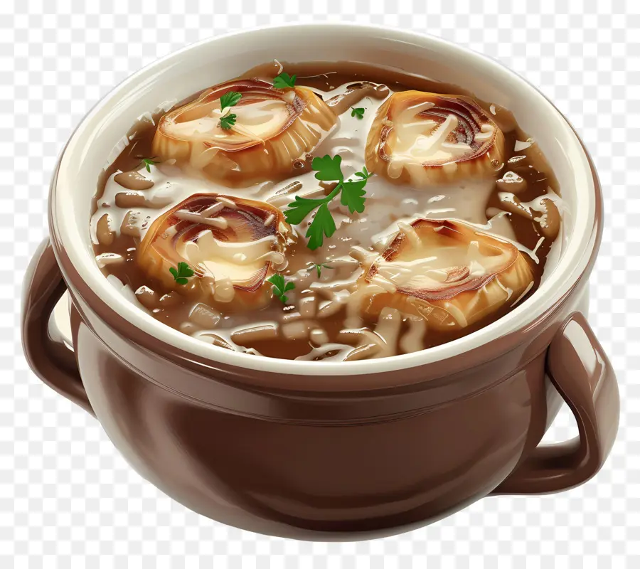 Sopa De Cebola Francesa，Sopa PNG