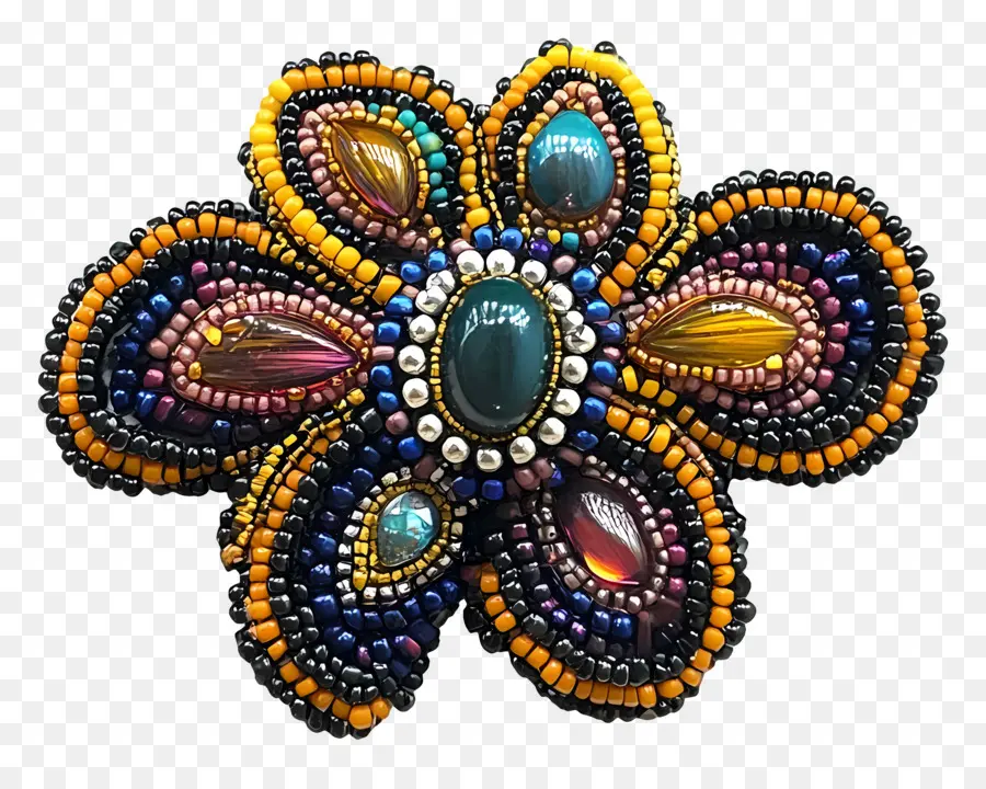 Broche，Flor Frisada PNG