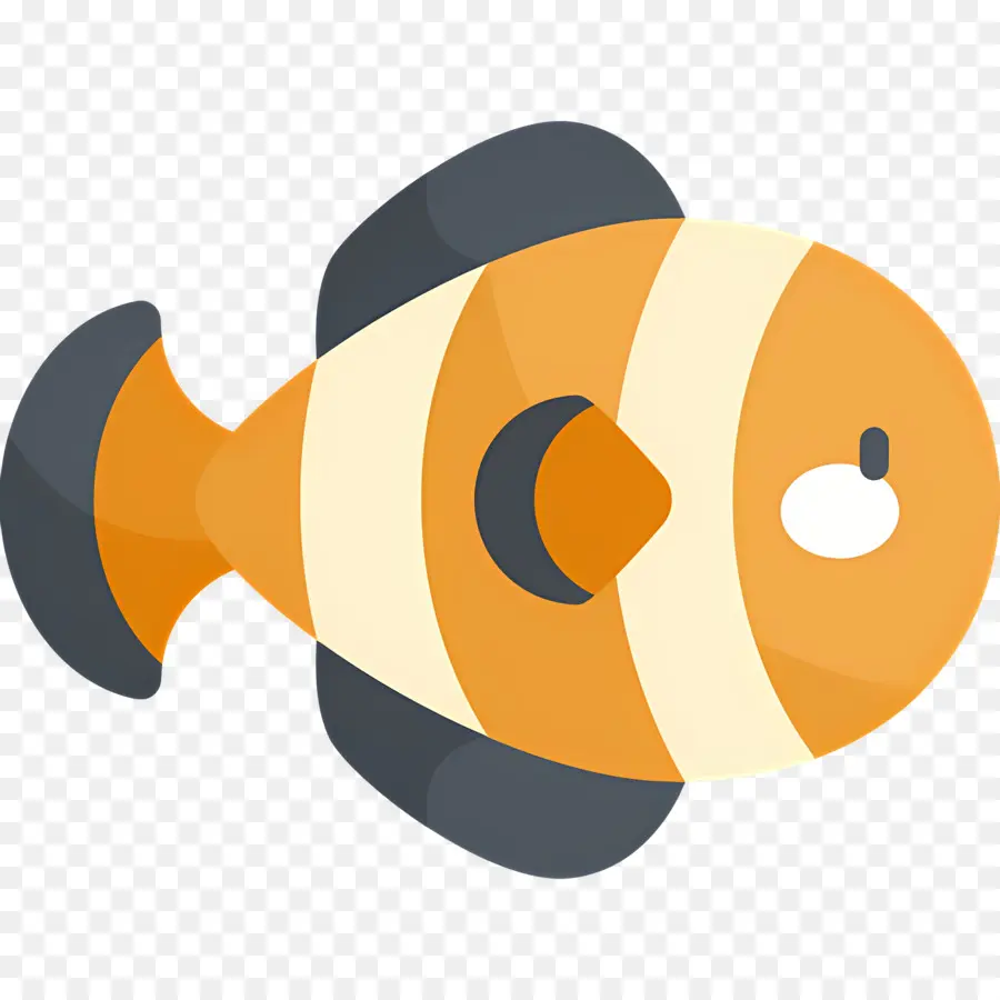 Peixe Palhaço，Peixe Amarelo E Branco PNG