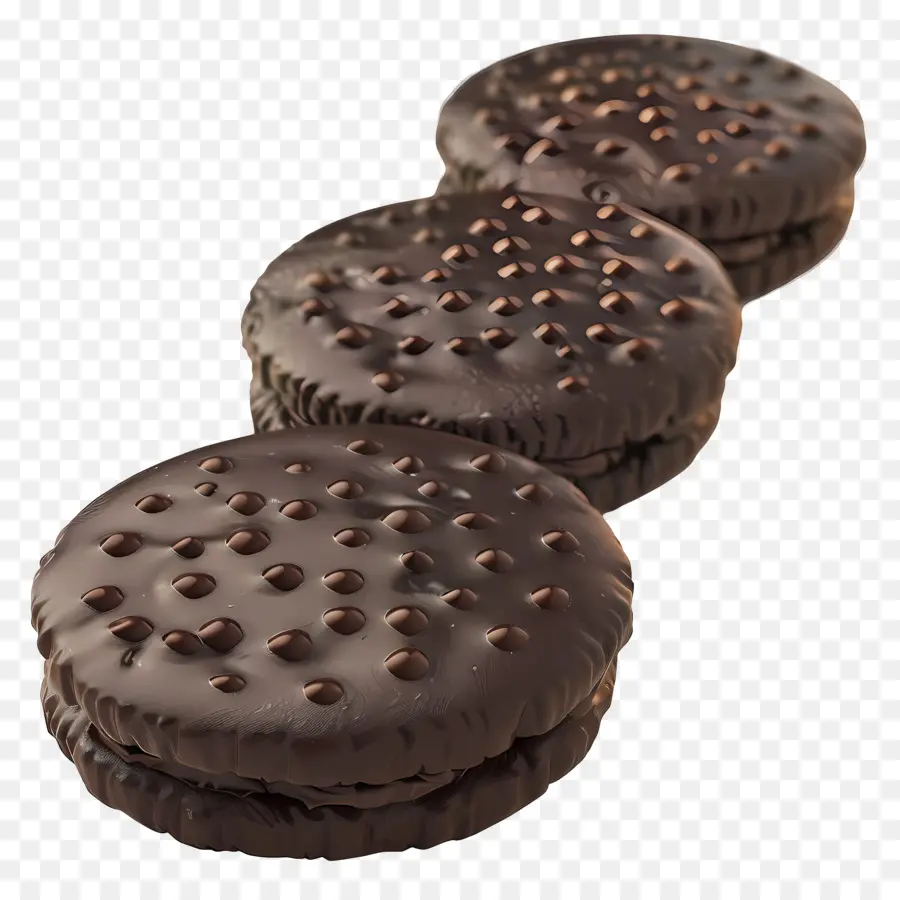 Biscoitos De Chocolate，Lanche PNG