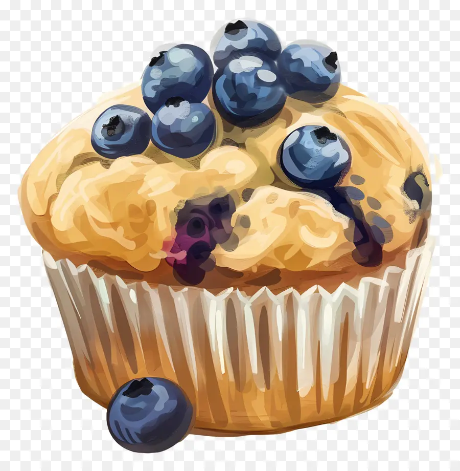 Muffin De Mirtilo，Mirtilo PNG