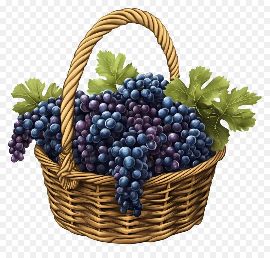 Uva，Cesta De Uvas PNG