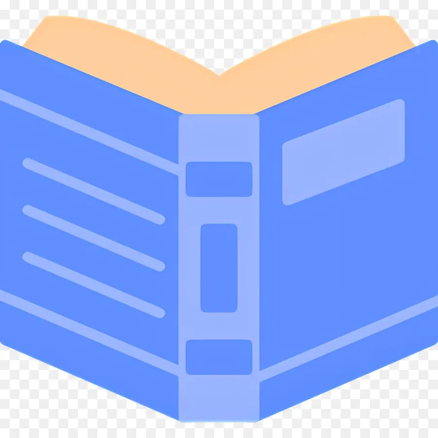 Livro Aberto，Livro Azul PNG