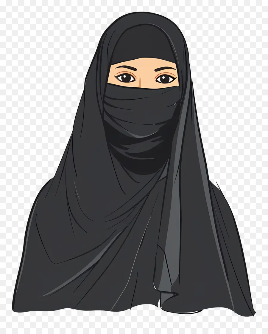 Mulher Em Niqab，Mulher Em Hijab PNG