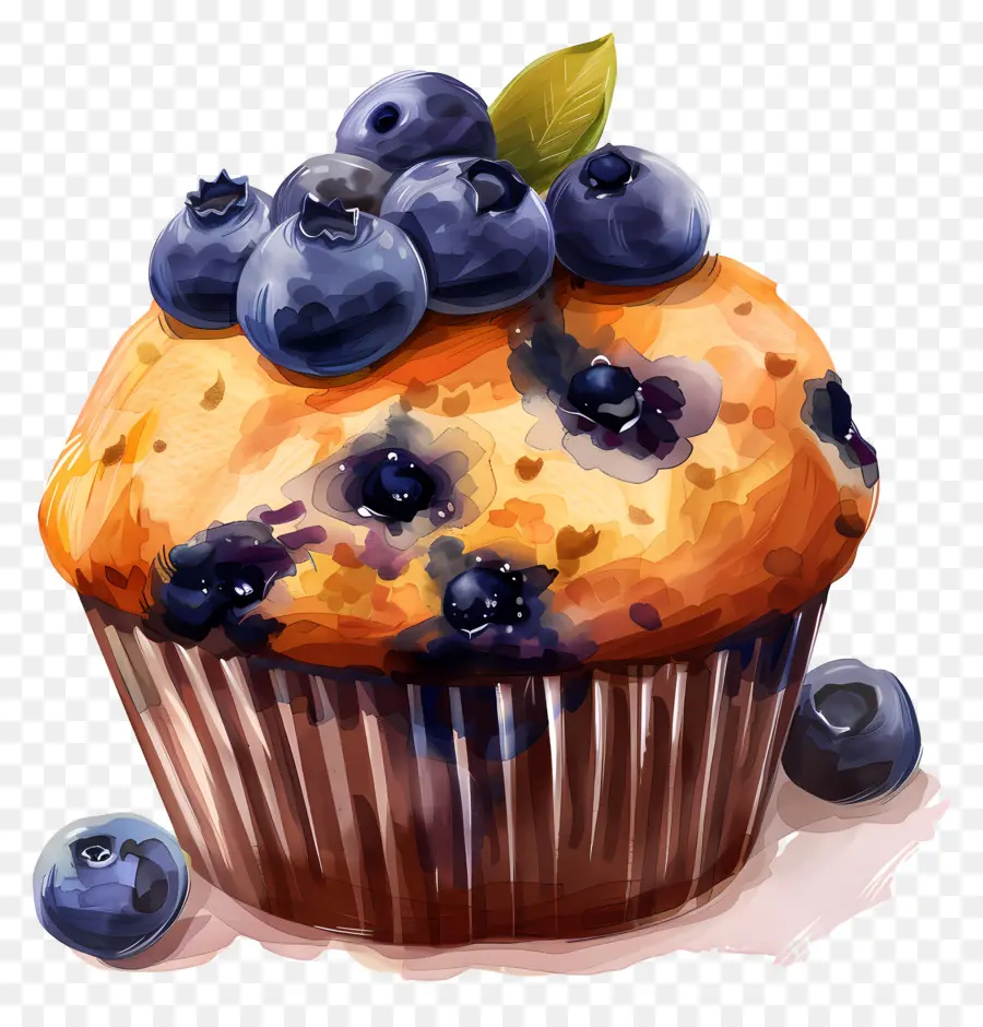 Muffin De Mirtilo，Mirtilo PNG