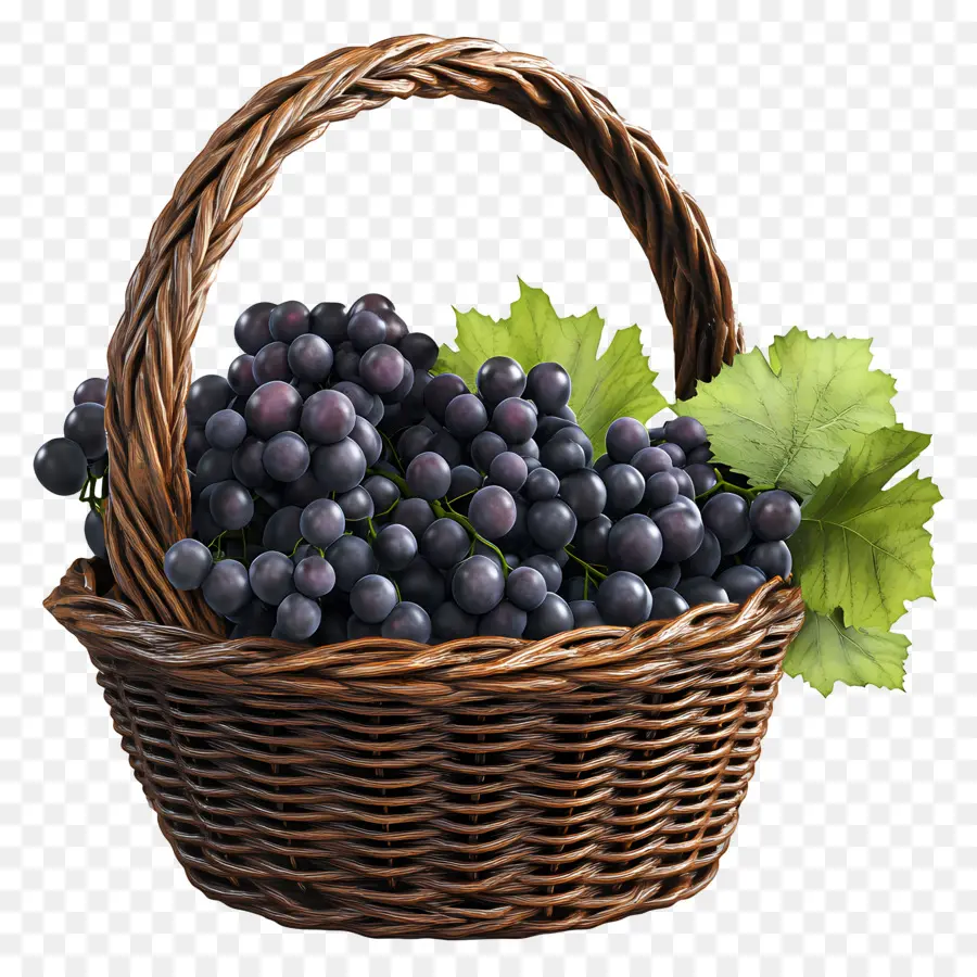 Uva，Cesta De Uvas PNG