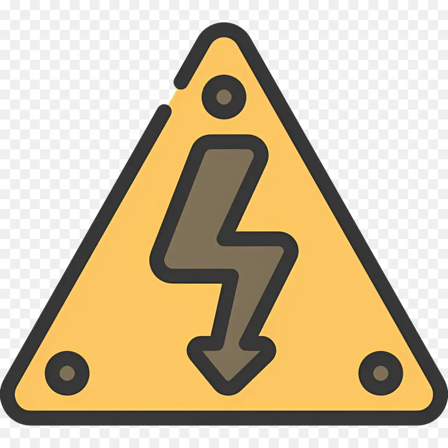 Aviso Elétrico，Sinal De Alerta Elétrico PNG