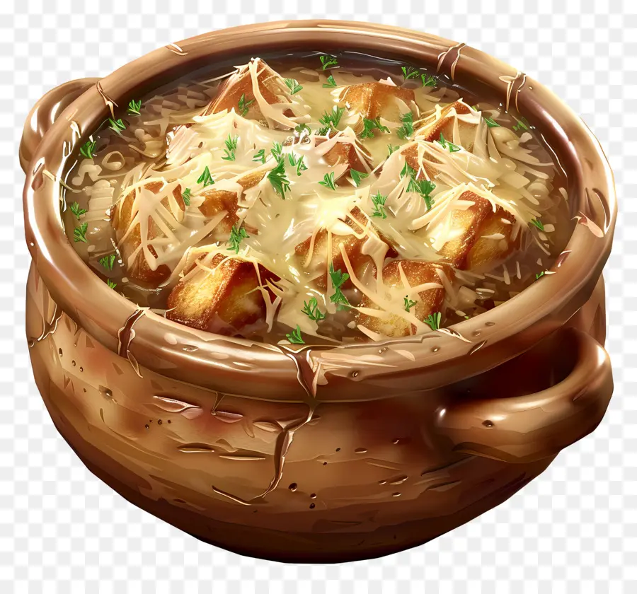 Sopa De Cebola Francesa，Sopa PNG