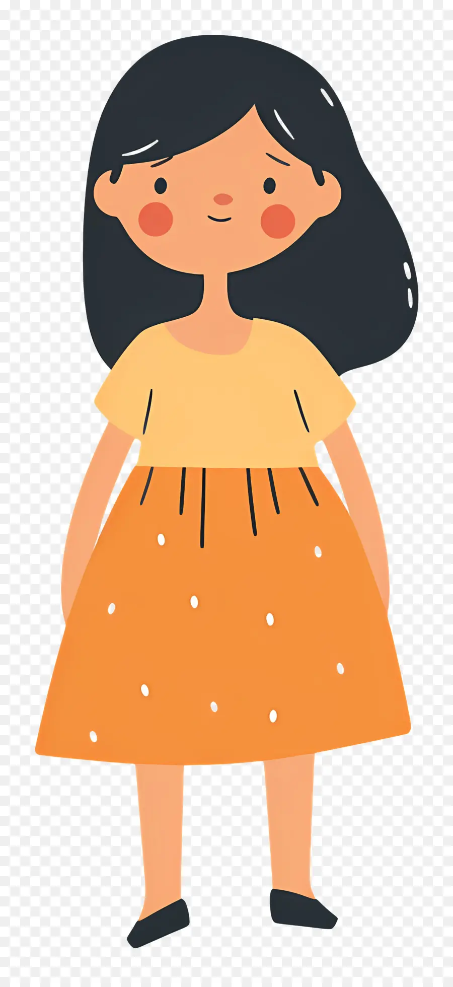 Garota De Vestido，Garota PNG