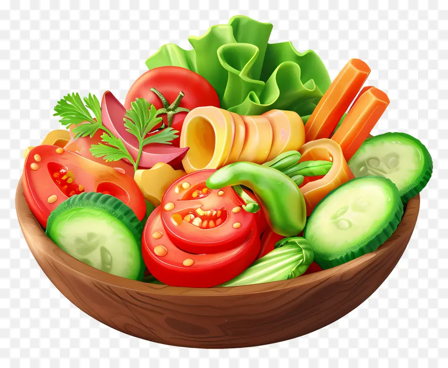 Tigela Vegetariana，Salada De Legumes Colorida PNG