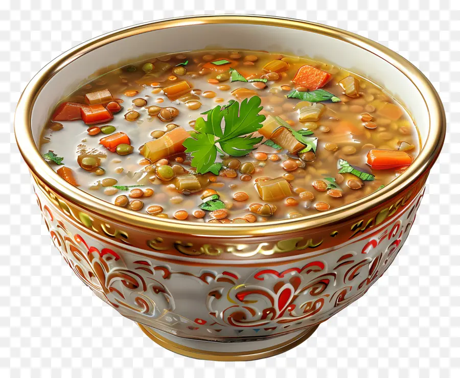 Sopa De Lentilha，Tigela PNG