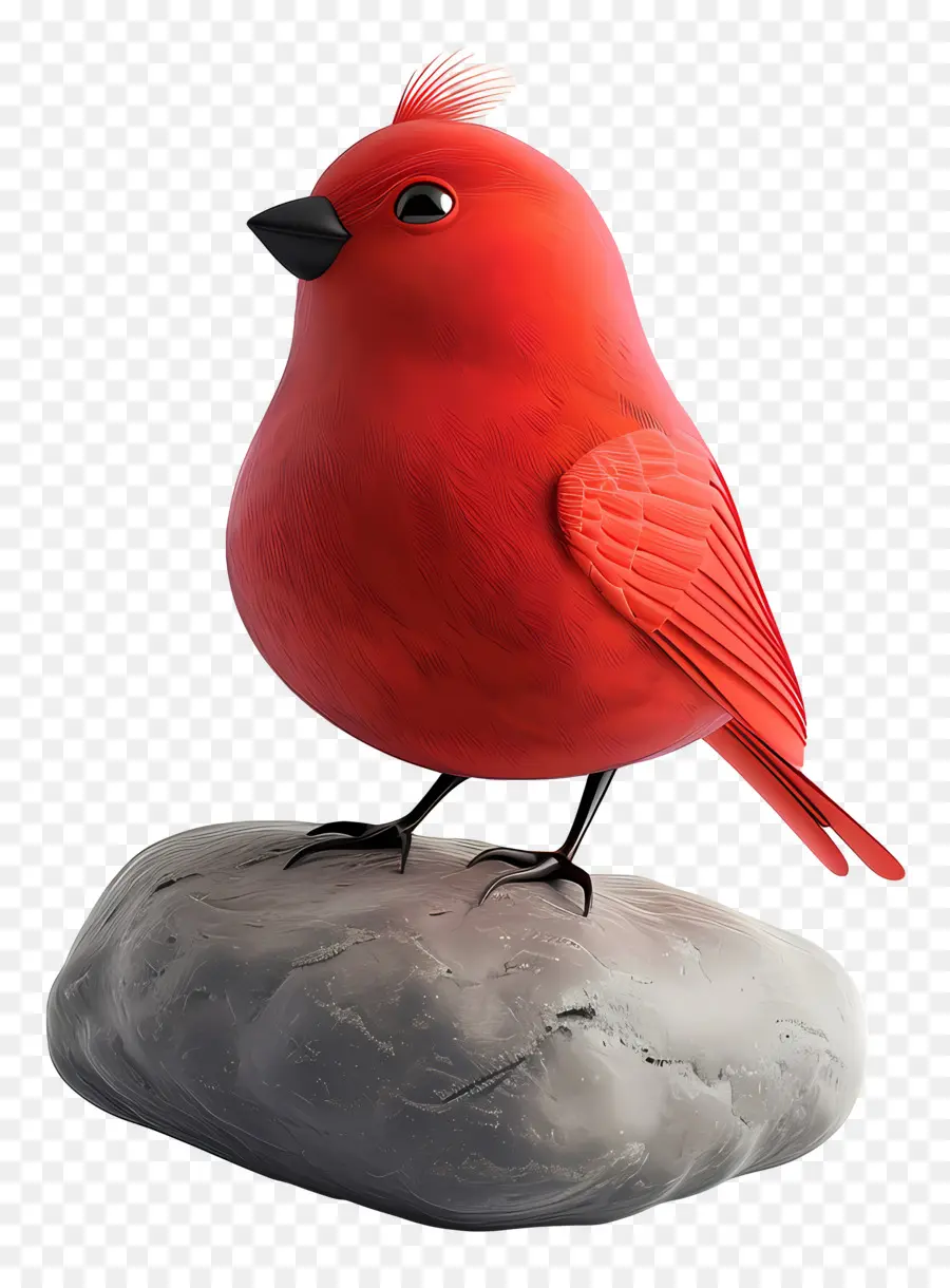 Pássaro Vermelho，Pena PNG