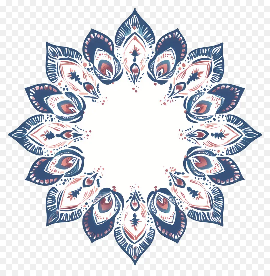 Quadro Boêmio，Mandala PNG