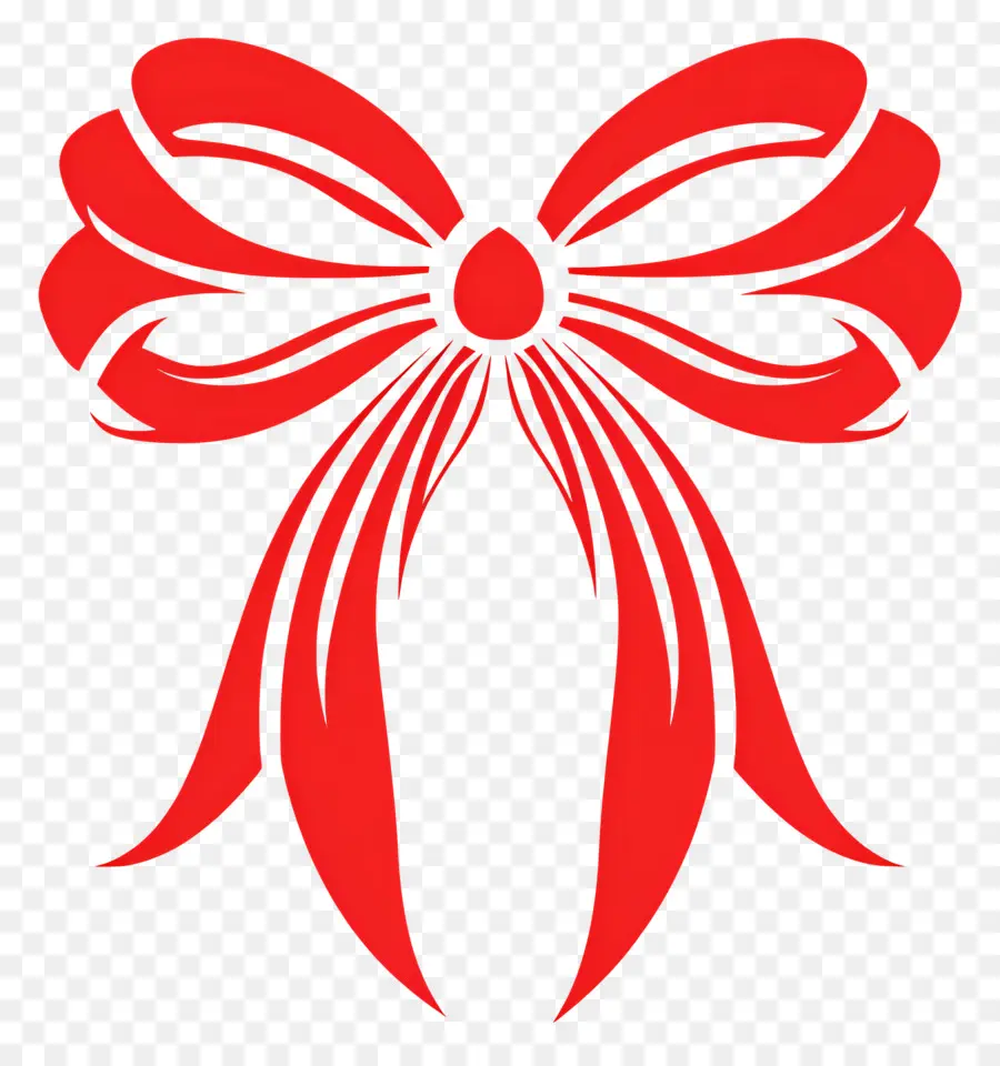 Fita De Natal，Laço Vermelho PNG